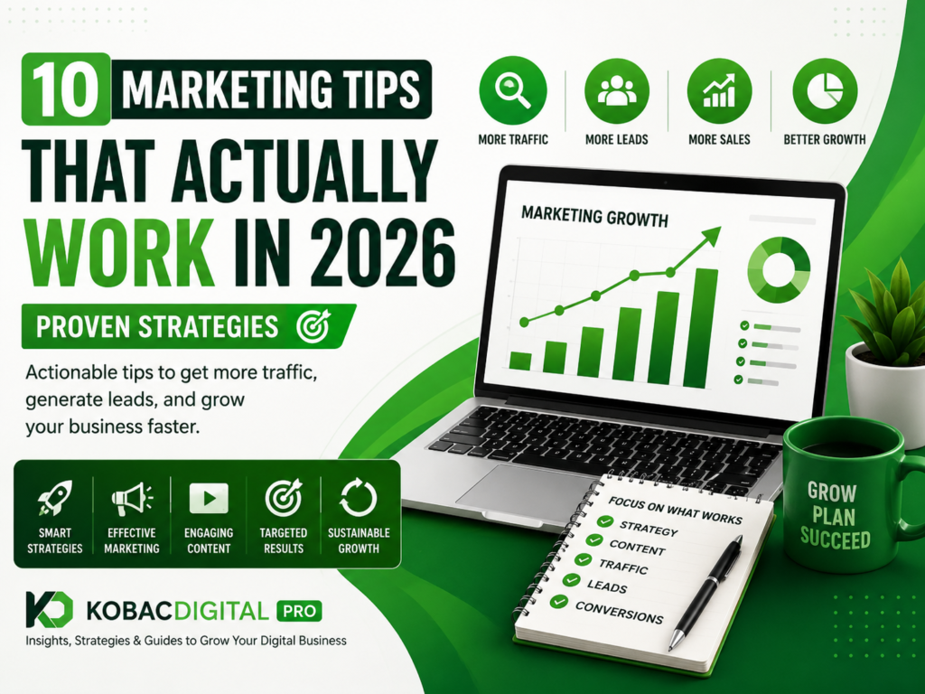 marketing tips that actually work in 2026