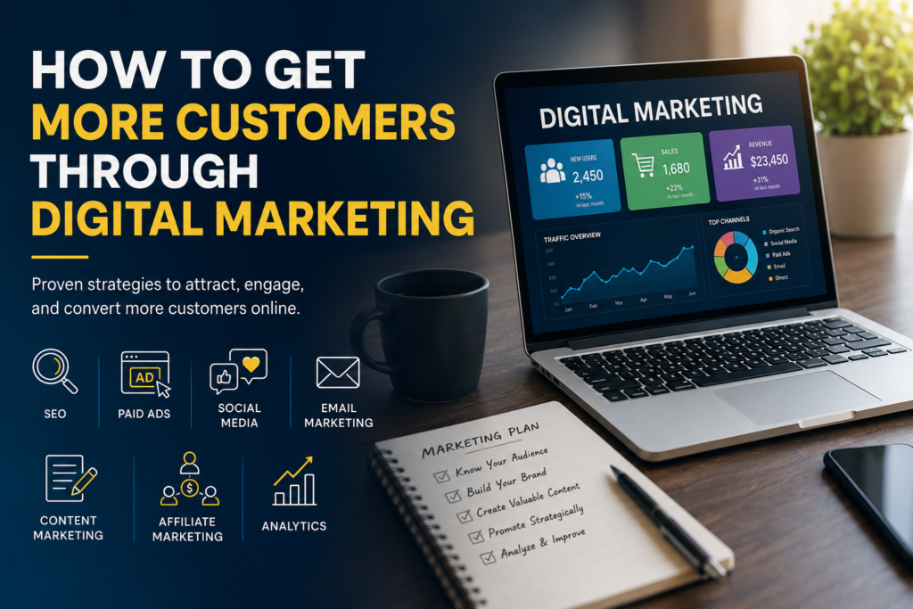 how to get more customers through digital marketing